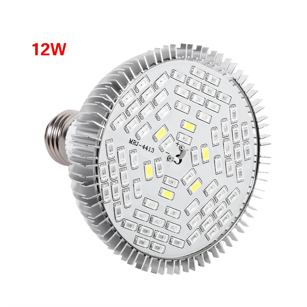 

E27 12W 78LED Full Spectrum LED Plants Light Bulb Phytolamp for Plants Seedlings Growth Hydroponics Plant Lamp Bulb AC85V‑285V