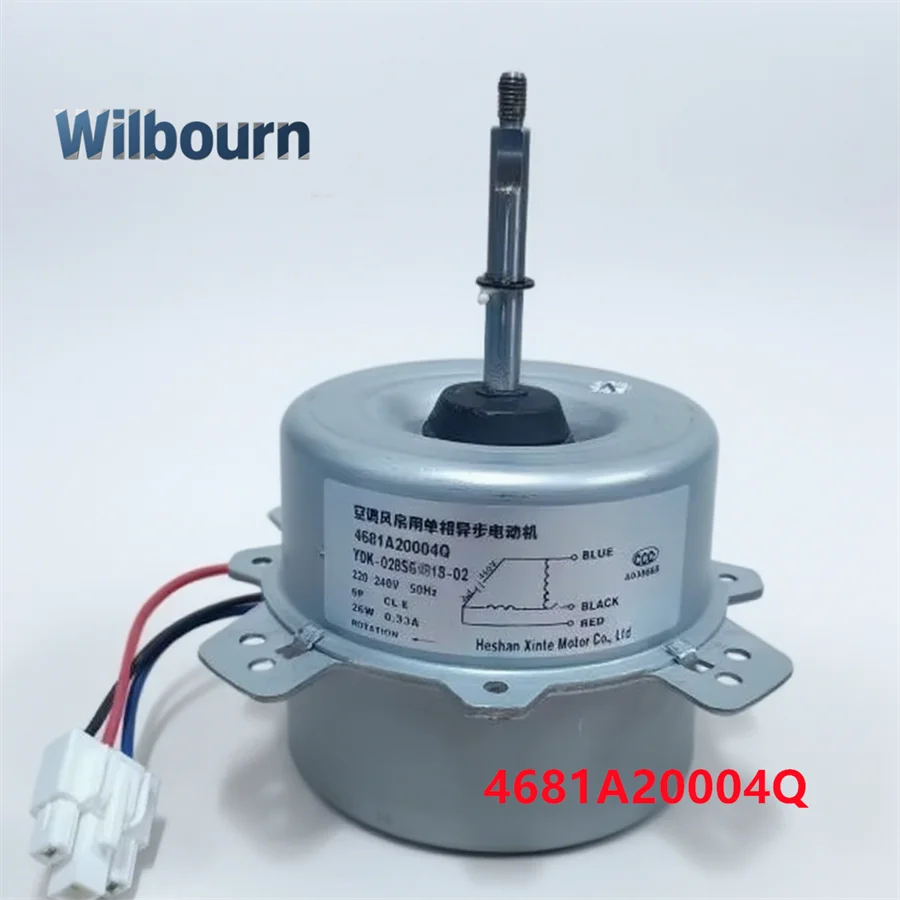 

For XT air conditioner outdoor fan motor 4681A20004Q air conditioner repair parts YDK-028S61813-02 new motor parts