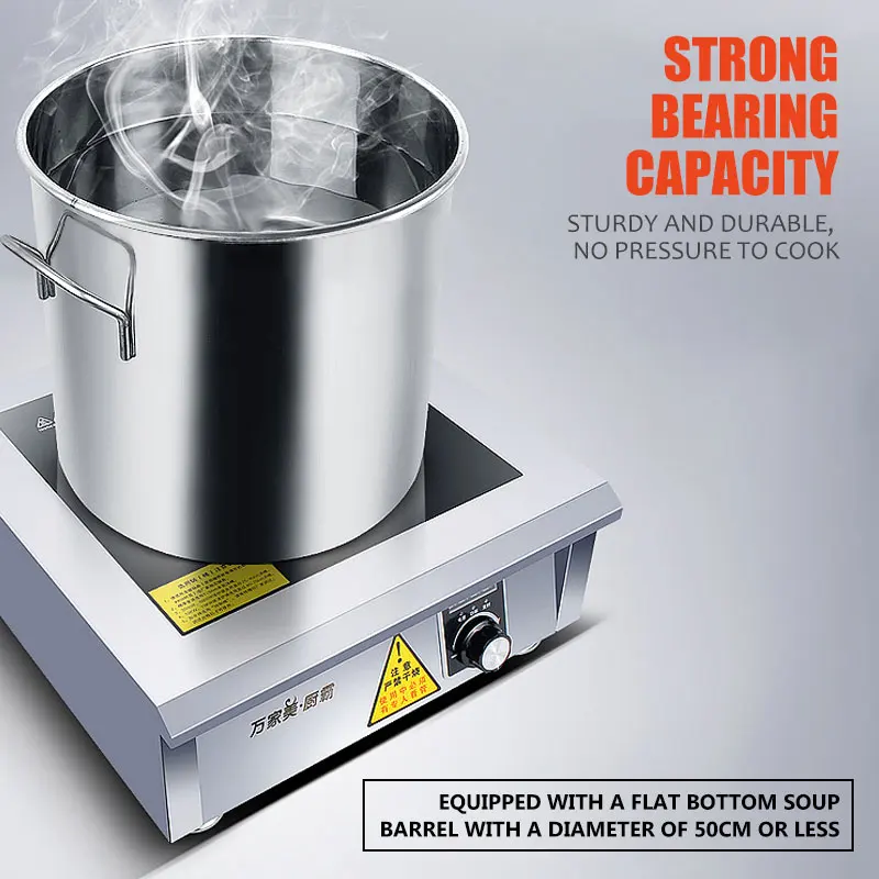 Kochmaschine Induktion Wok Herd 6000W Kantine Induktionsherd Flugzeug