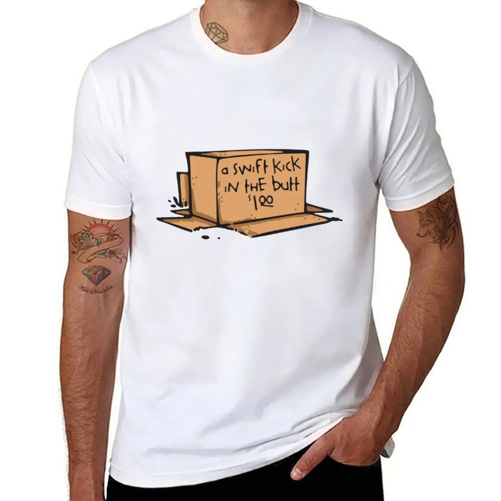 

Swift Kick In The Butt T-Shirt blacks cute clothes vintage graphic tee funny t shirts men