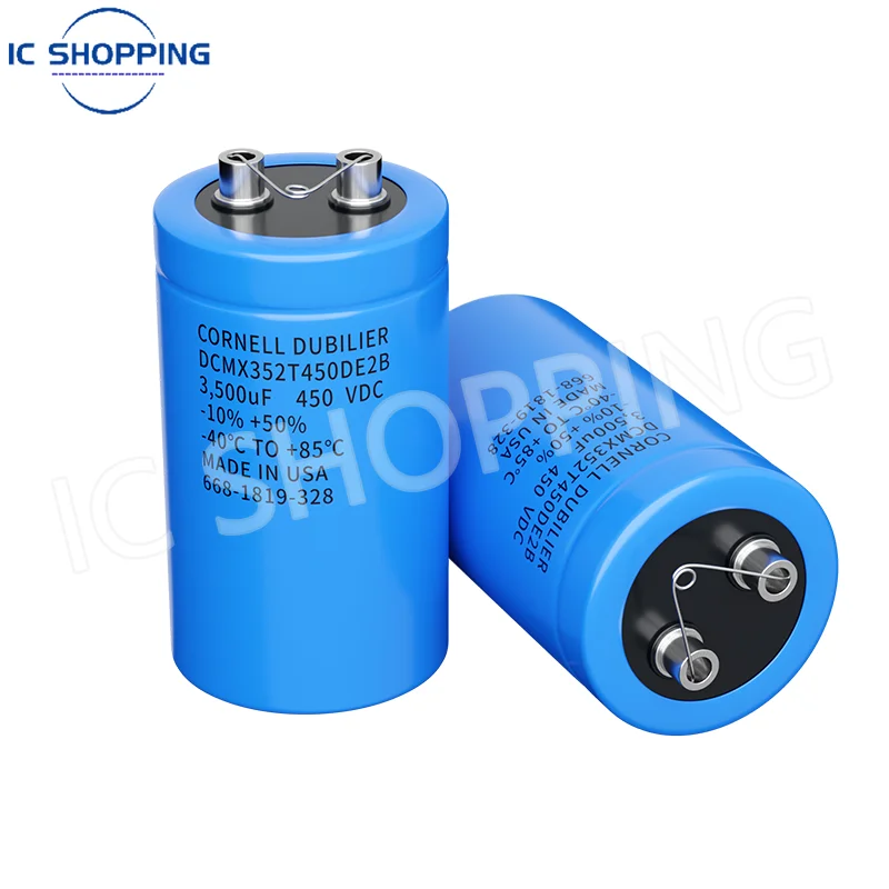 

1PCS 3500uf 450V 450V3500UF Aluminium Electrolytic Capacitors 75X130MM