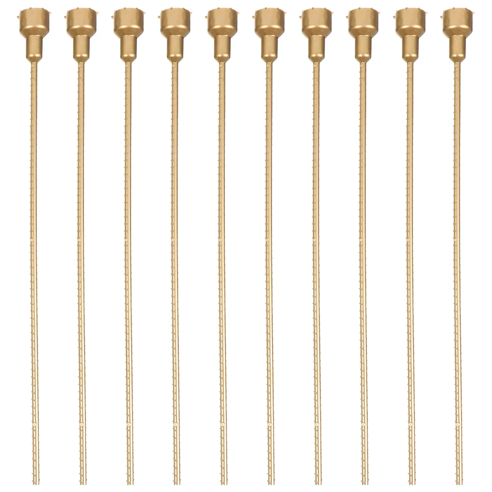 

10Pcs Plastic Flower Water Tubes Adjustable Floral Stems for Flower Arrangements Multi-Use Extension Rods Craft DIY Plant