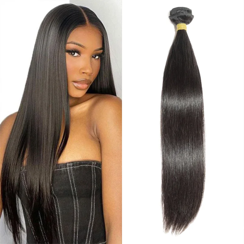 Pretty Diary 30 36Inch Brazilian Bone Straight Human Hair Extensions  3 4 Bundles Raw Virgin Remy Double Weft Wholesale