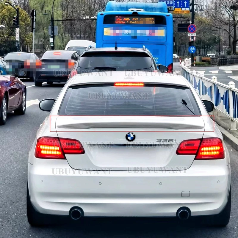 UBUYUWANT Fits For BMW E92 E93 Series 2 Door Coupe E92 M3 ABS Spoiler Wing P Style 2005 - 2012
