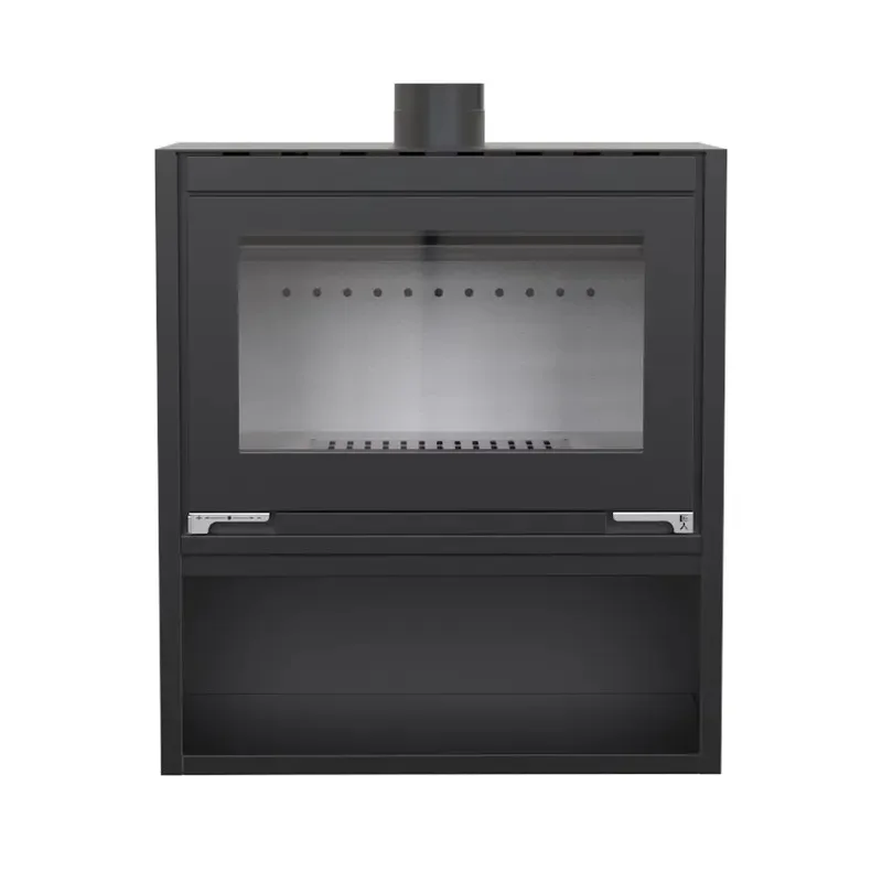 Cast Iron Wood Burning Stove with Oven Large Smokeless Firewood Stove for Cooking