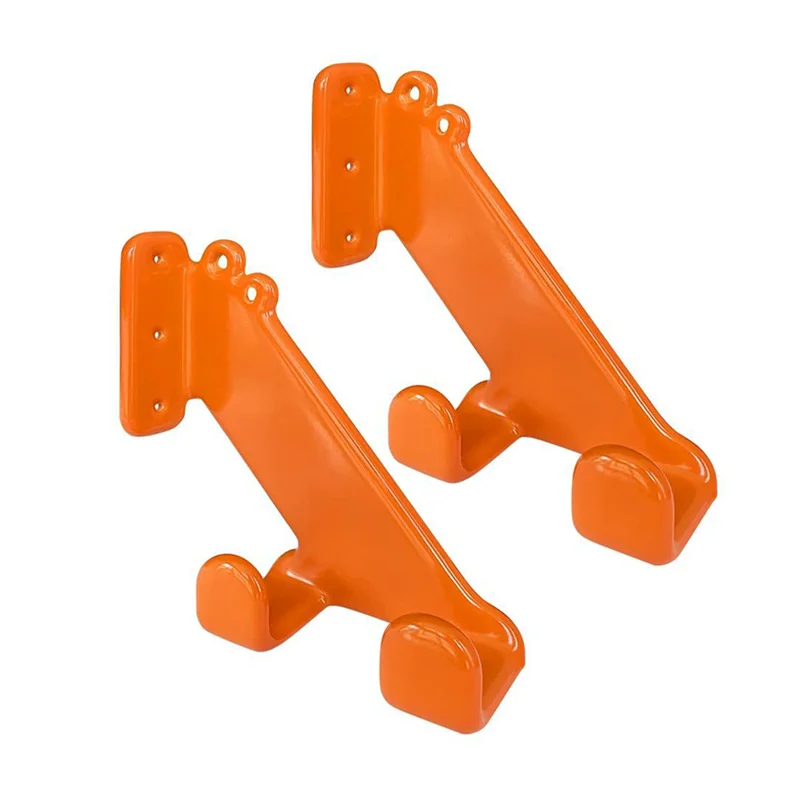 【Livraison rapide】Cintre de scie à chaîne, paquet de 2 supports muraux pour tronçonneuse, support de scie à chaîne, support d'organisateur de hangar de rangement de garage