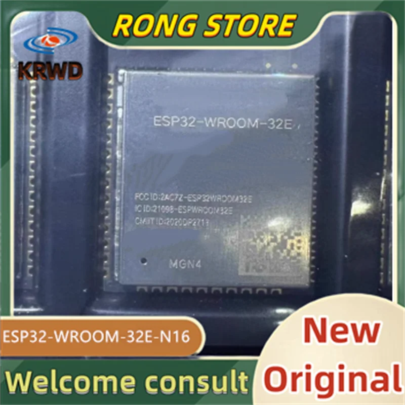 

5PCS New and Original Chip IC ESP32-WROOM-32E-N16 ESP32-WROOM-32E XXN16 SMD