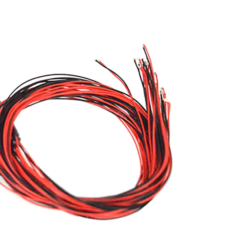 

12 Volt LED Lamp Kit Metal Dollhouse Wiring Resistor Set Model Train Railway Lighting for Hobby Projects