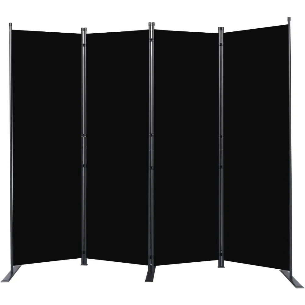 

Room Divider, Portable Room Divider & Folding Privacy Screen, 4 Panel Partition Office Freestanding Wall Partition Screen