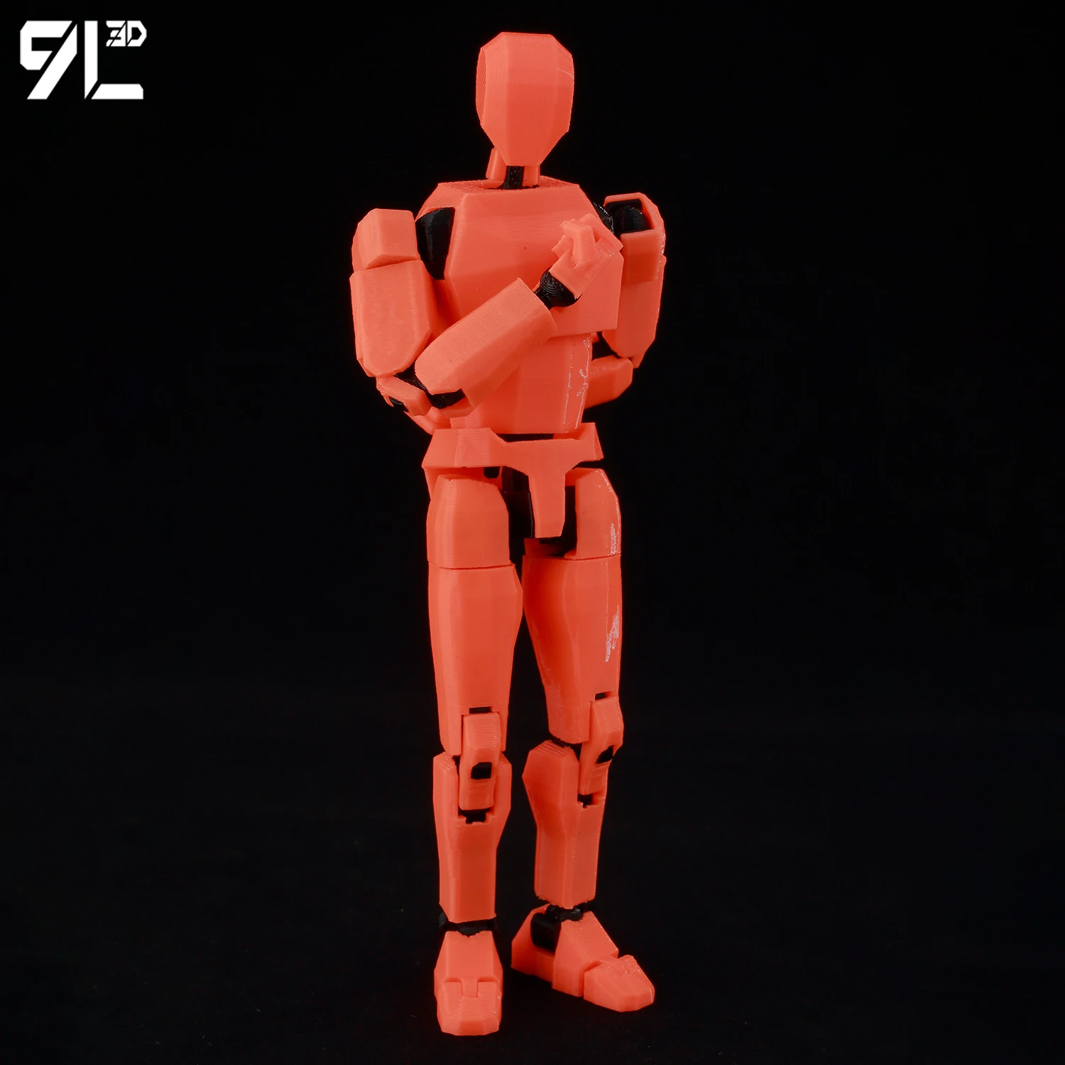 9L 3D-geprinte gelede Dummy13 Lucky13 figuur Multi-Joint Action Body Assembly Kit SHF-compatibel Stop-Motion-animatiemodel