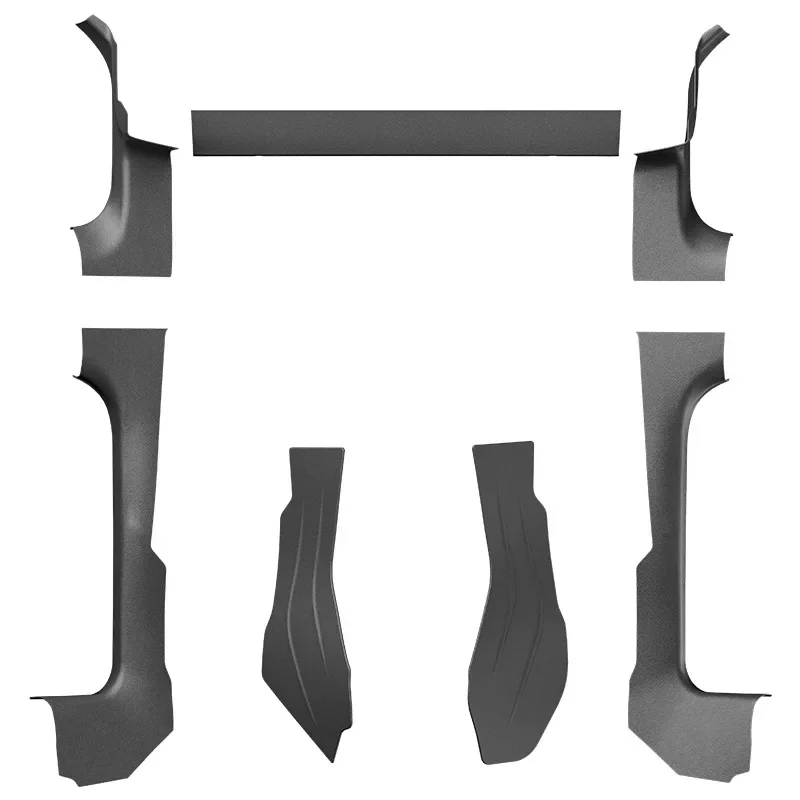 For Tesla Model 3 2024 2025 Door Sill Strip Guard Car Front Rear Door Threshold Protector Central Control Side Anti-kick Pad