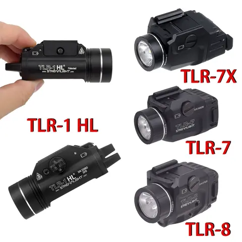 TLR-1 TLR-1 HL TLR-7 TLR-8 TLR Serie Armi Pistola Torcia TLR-3 TLR-4 TLR-7X Caccia Airsoft Scout Torcia Torcia Stroboscopica