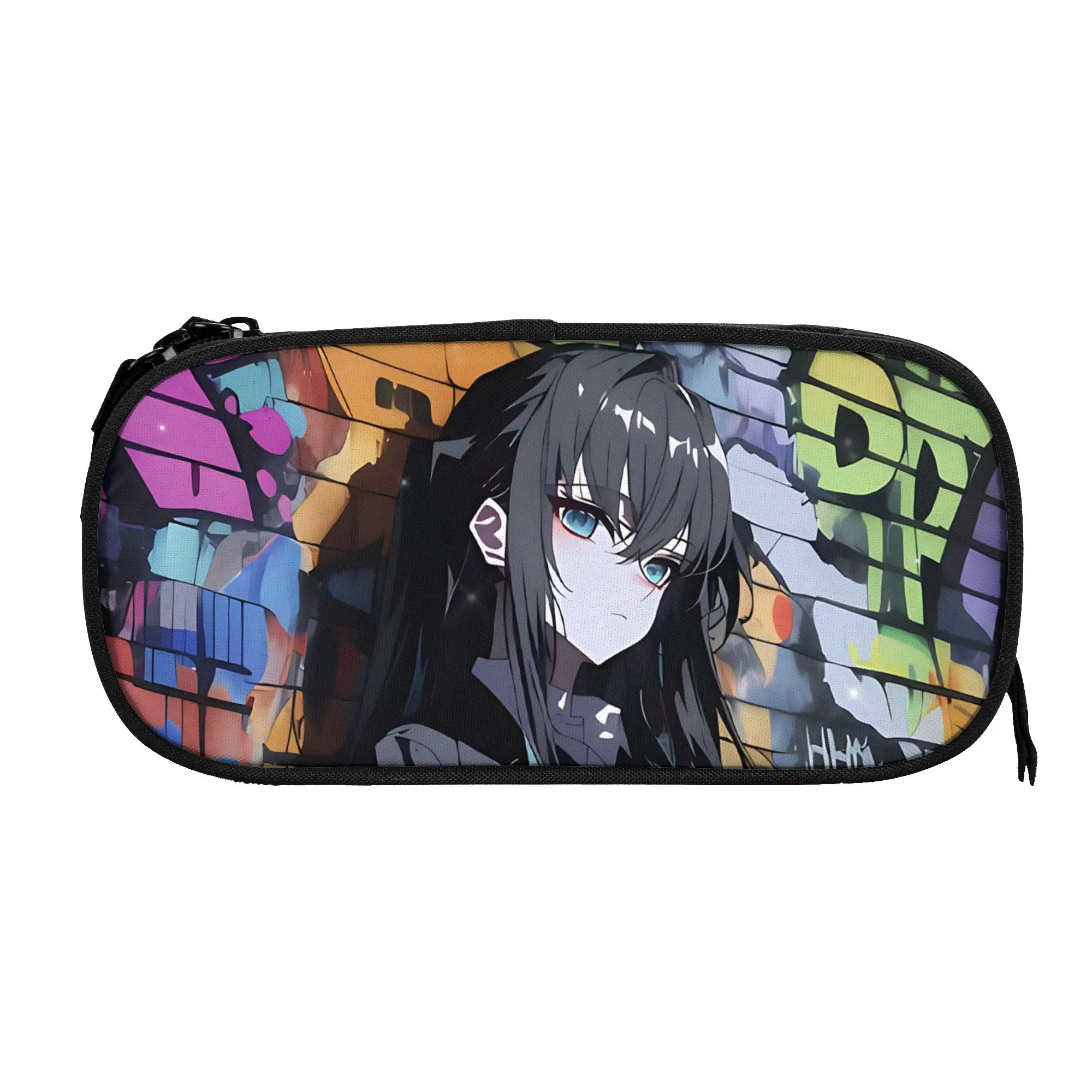 Custom Demon Slayer Large Capacity Bags for Child shounen manga Handheld Study Bag for Boys Gilrs Kids