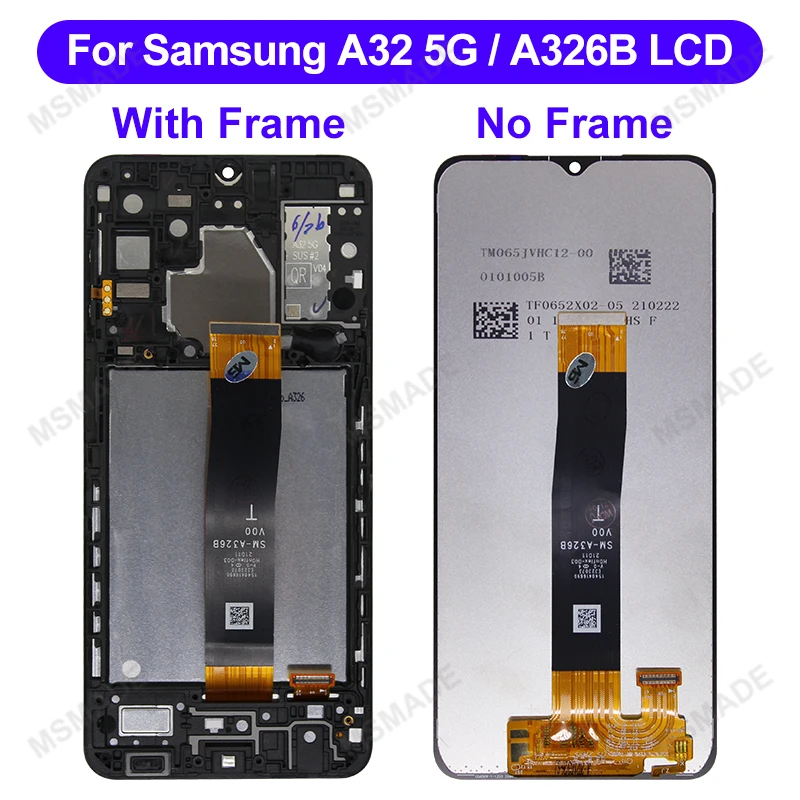 For Samsung Galaxy A32 4G LCD A325F/DS A325M A325N Display A32 5G Touch Digitizer Screen Replacement Parts A326B A326BR Display