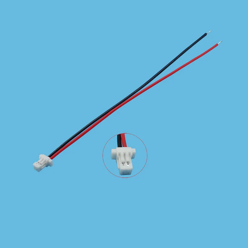 5 Stück Mini-JST-Buchsenstecker mit 1,0 mm Rastermaß, einzelne Buchsen, Kabelverbinder, 2/3/4/5/6/7/8-polig, SH1.0-Klemmenstecker, 10 cm Kabel. – Detail 2