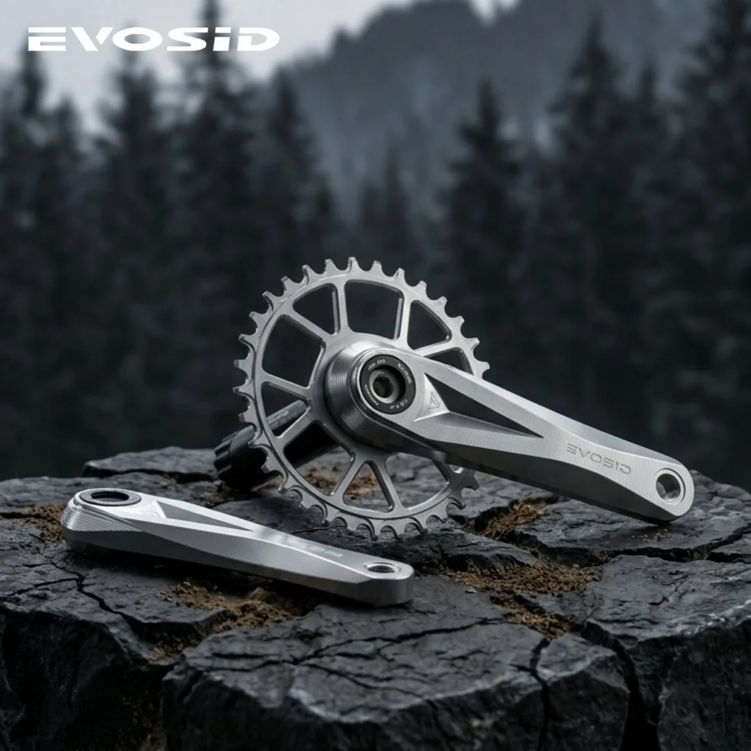 EVOSID 160mm Mtb Crankset Hollow Integrated 12s Crank 165mm 170mm Narrow Wide Bike MTB 32/34/36/38T Crown with Bottom