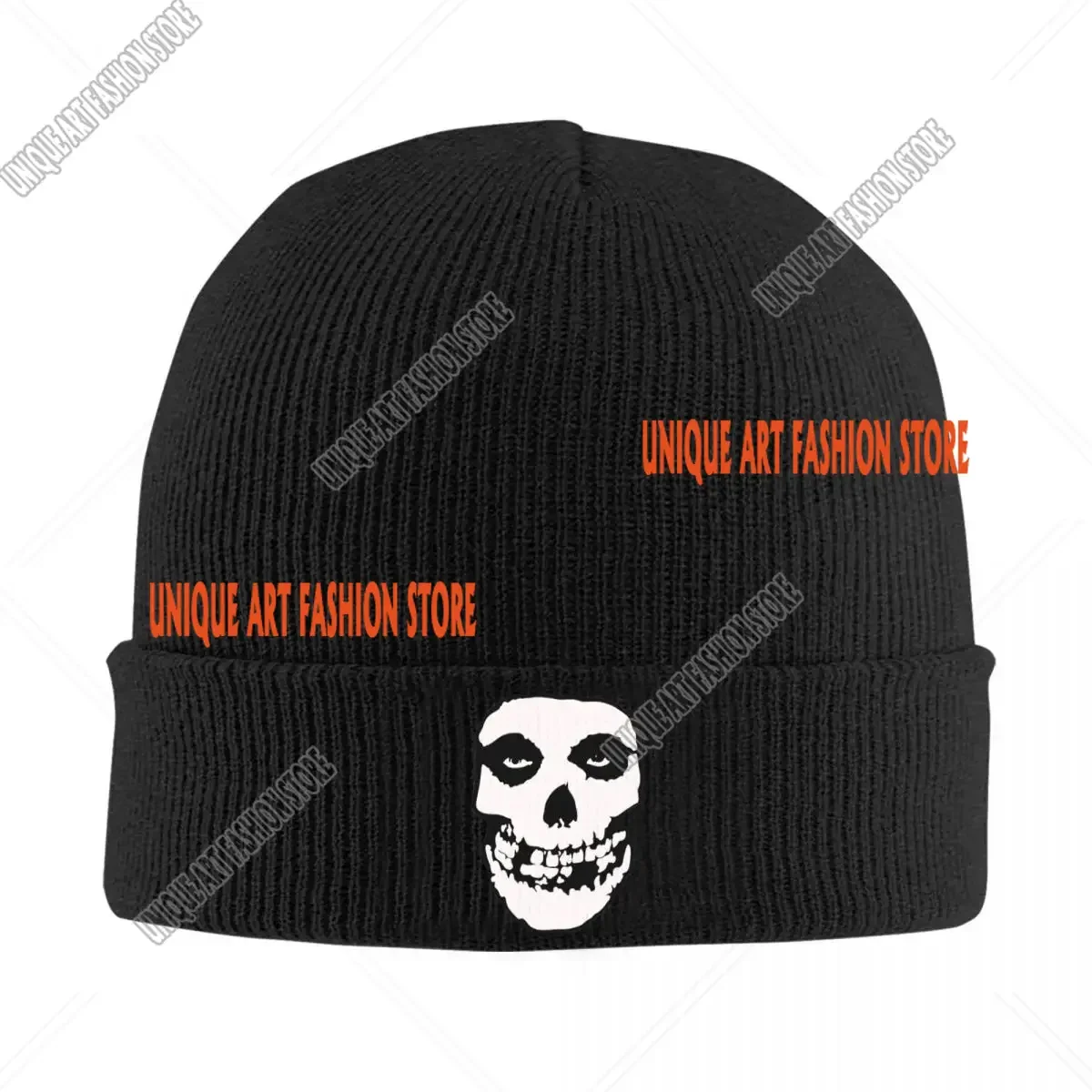 The Misfits Skull Hats Autumn Winter Beanie New Heavy Metal Music Band Caps Female Male Acrylic Knitted Hat