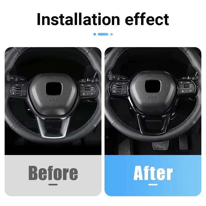 Für Honda CR-V CRV 6. Generation 2023 2024 2025 2026 Hybrid Glänzend Schwarze Stil Auto-Innenverkleidung Zubehör Linkslenker LHD – Detail 19