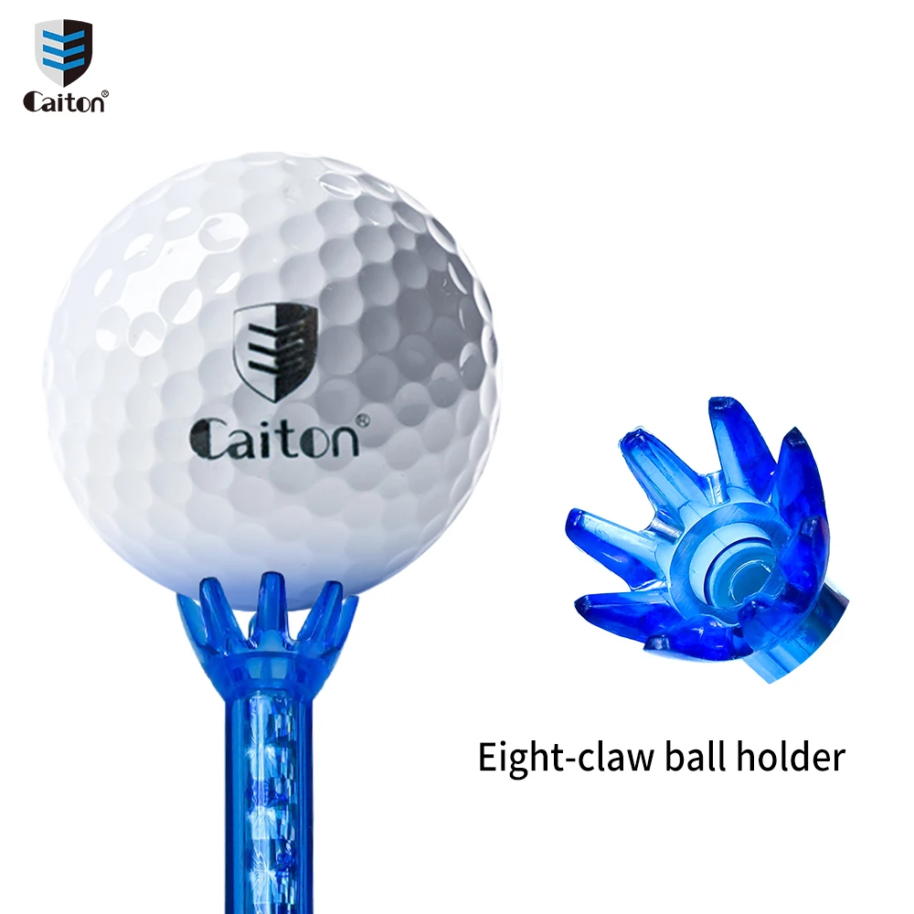 Caiton NEW Golf Tee,  80mm/3.15in, Metal Ball Stud, Magnetic Detachable Design, Durable Non-slip&Multicolor Optional