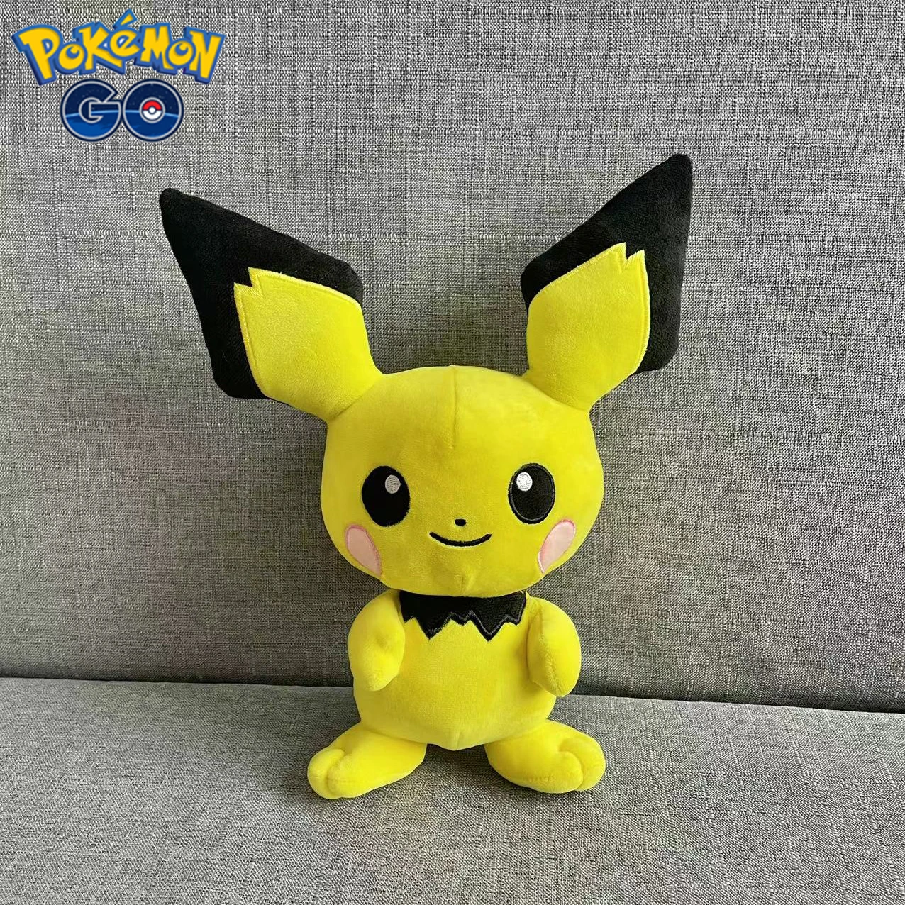 Neue Pokemon ausgestopfte Anime Pichu/Pikachu/Raichu Plüsch tier Kawaii Cartoon & süße Puppe Schlaf kissen Geburtstags geschenke Mädchen Zimmer Dekor – Detail 1