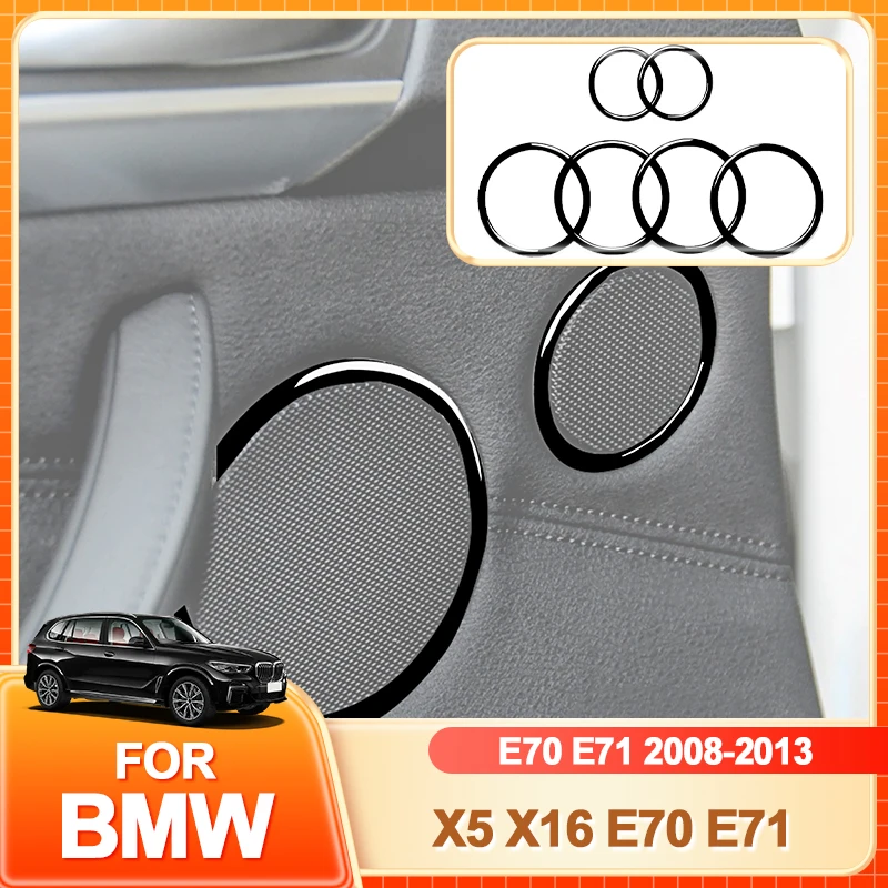 

Держатель для очков, горячая автомобильная дверь, динамик, декоративная крышка, наклейка, наклейка для BMW x5 x16 e70 e71 2008 2009 2010 2011 2012 2013