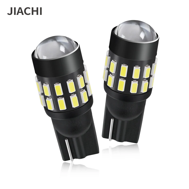 

Jiachi 100pcs 501 Led Bulb Super Bright Auto Interior Dome Map Light T10 W5W 3014 30 Leds DC12-24V White 168 194 Led Car Bulbs