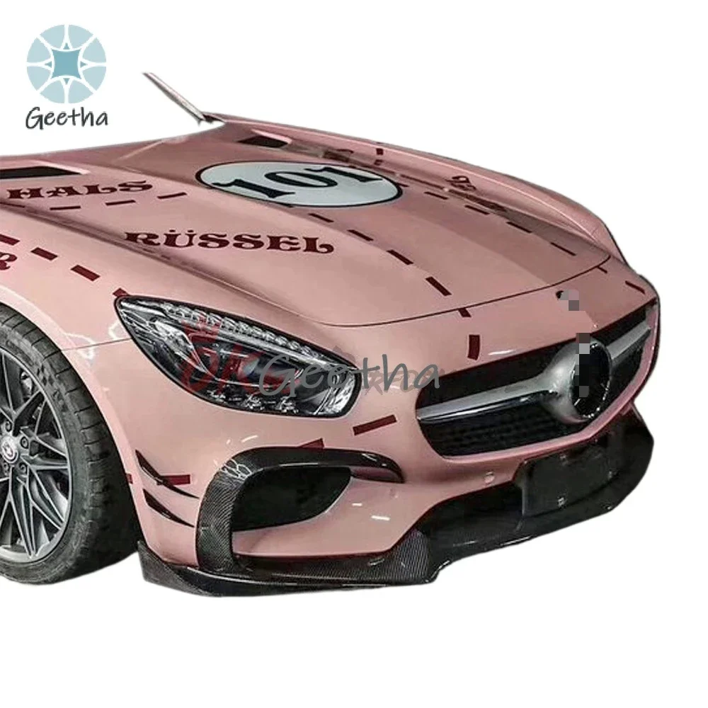

Renntec Style Forged Carbon Fiber Front Lip for Mercedes-Benz AMG GT GTS Car Accessories BodyKit