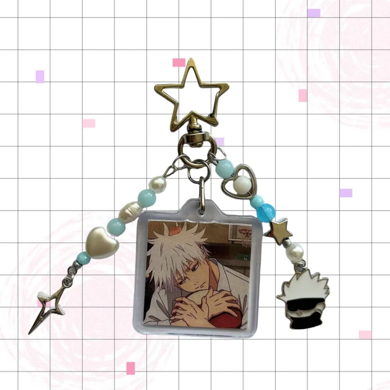 Handmade Jujutsu Inspired Keychains, Gojo Accessories