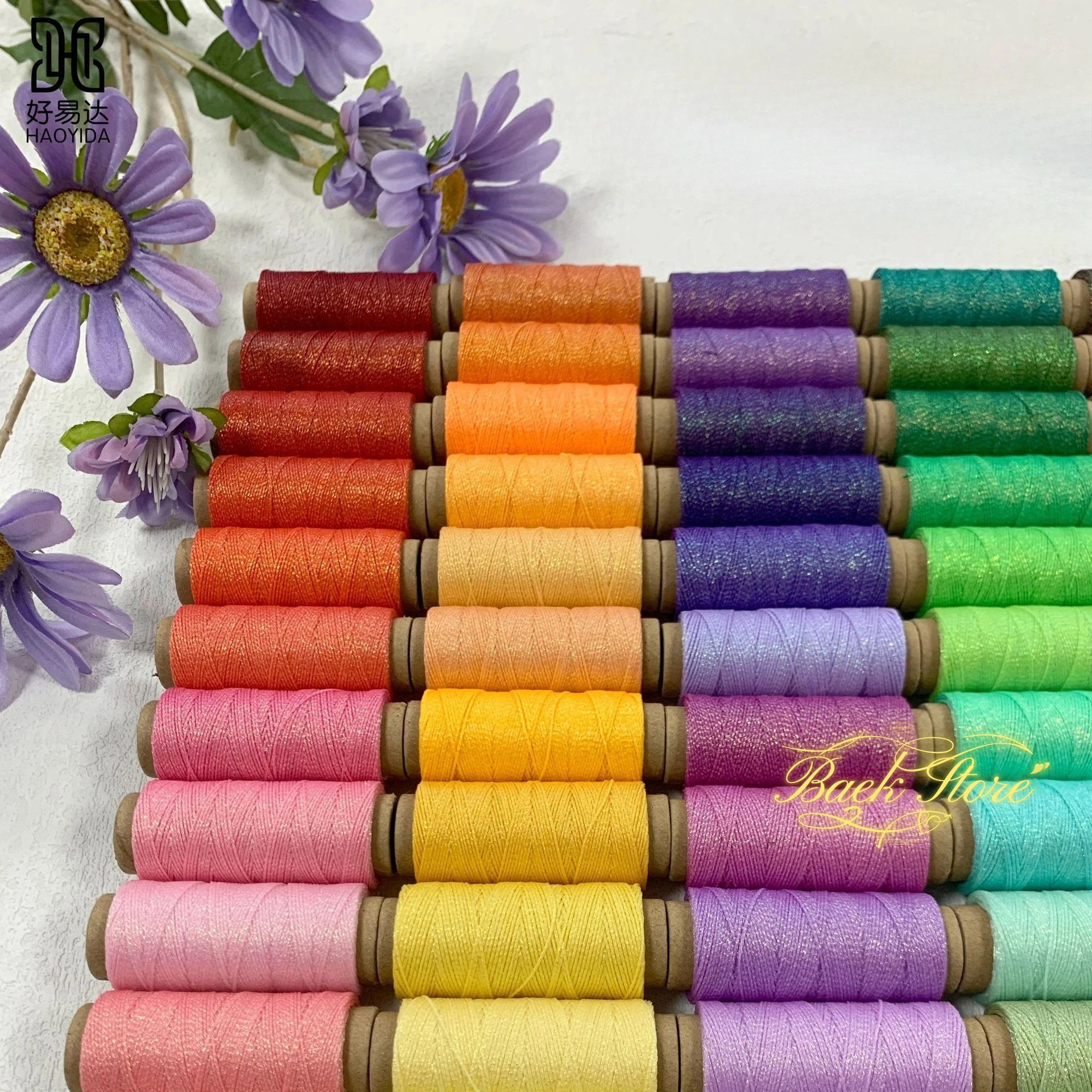 0.4mm Thickness Leather Waxed Thread For Hand Stitching Leather Cord DIY Bracelet Jewelry Making 40 Meters Round Waxed Line