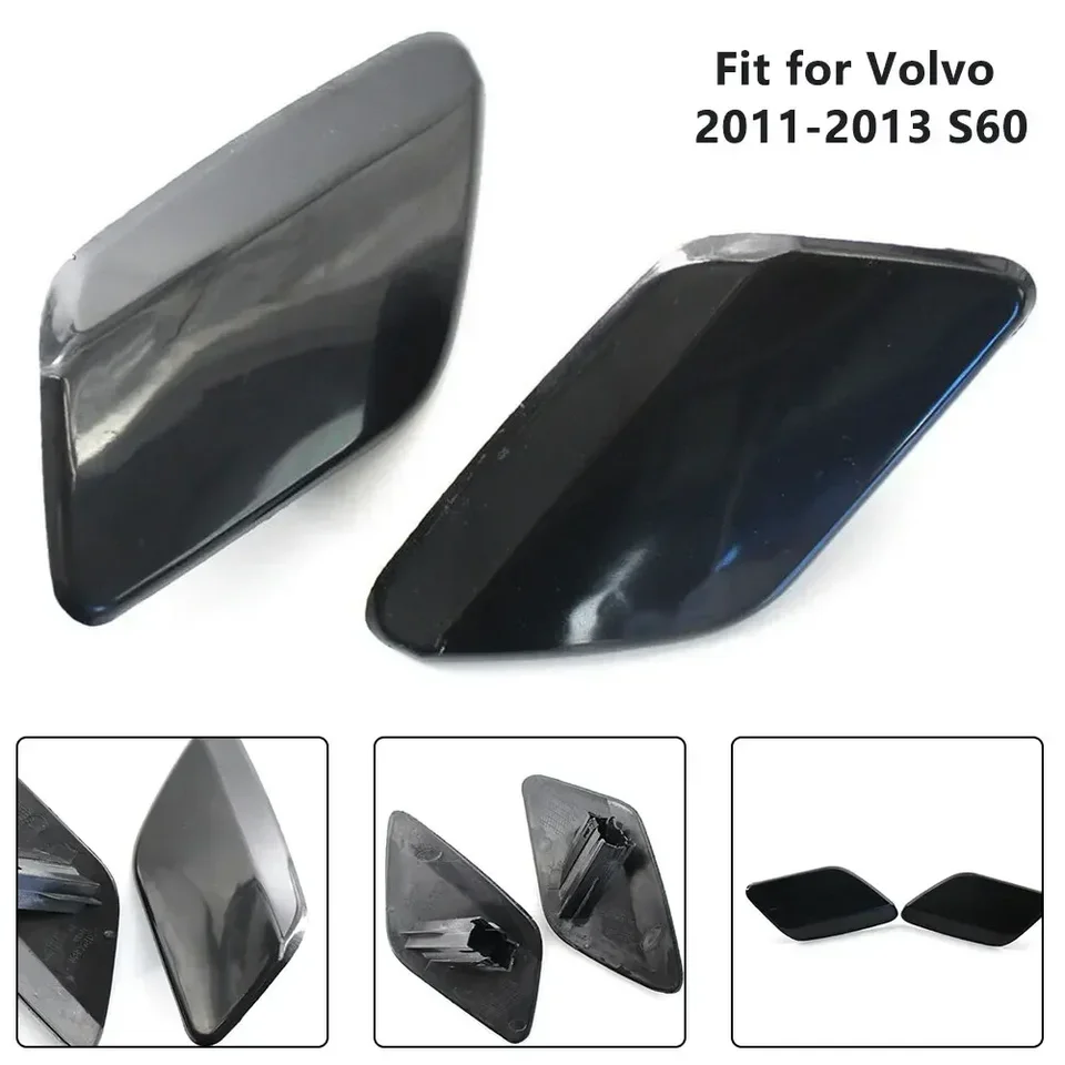 Couvercle de buse de lavage de phare de pare-chocs avant, pour Volvo S40 2008 2009 2010 2011 2012 V50 2008 2009 2010 2011 39886377 39886397  34