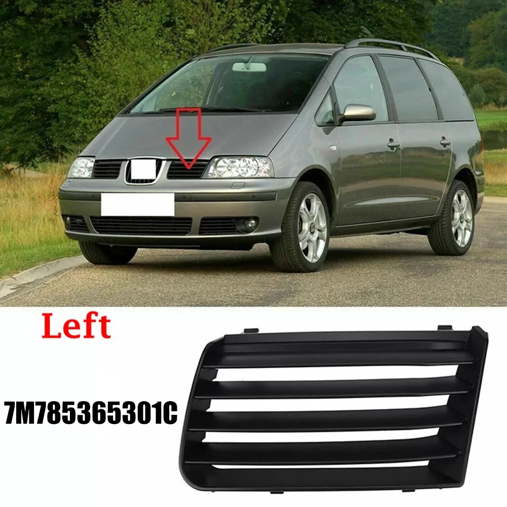 Bumper Grill Compatible with left front side For Seat alhambra models between years two thousand one and two thousand ten