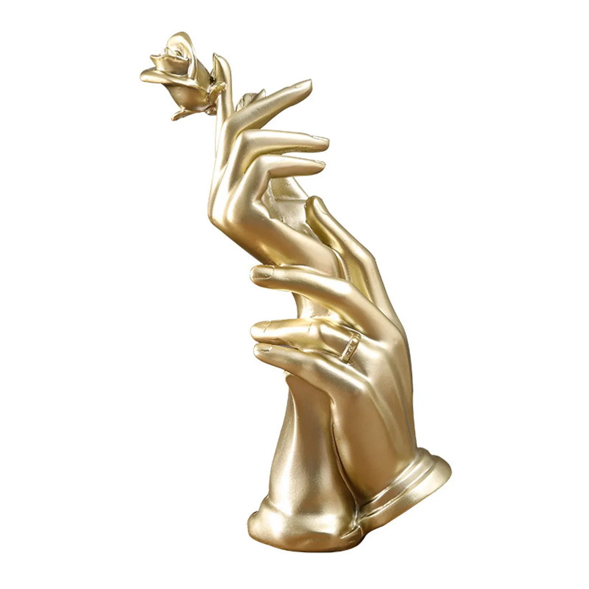 

Hands Sculpture Decor for Living Room Bedroom Bookshelf, Modern Statue for Wedding Decoration, Birthday Gift for Women and Girl
