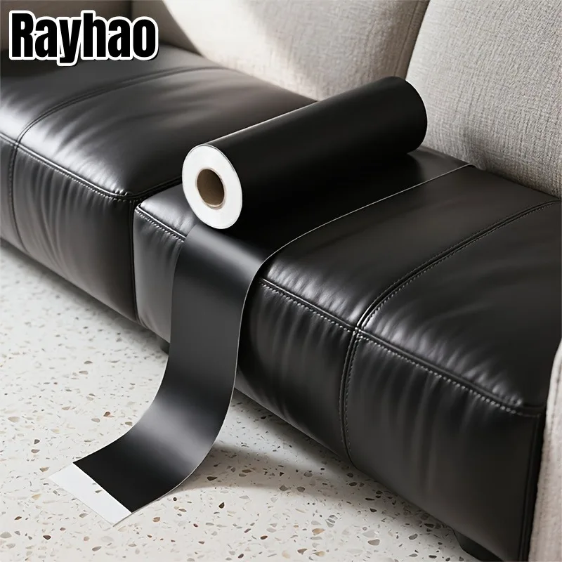 

Synthetic Faux Leather Repair Tape for Sofa Car Electric Vehicle Seats Durable Self-adhesive Leather Repair Patch Black Stickers