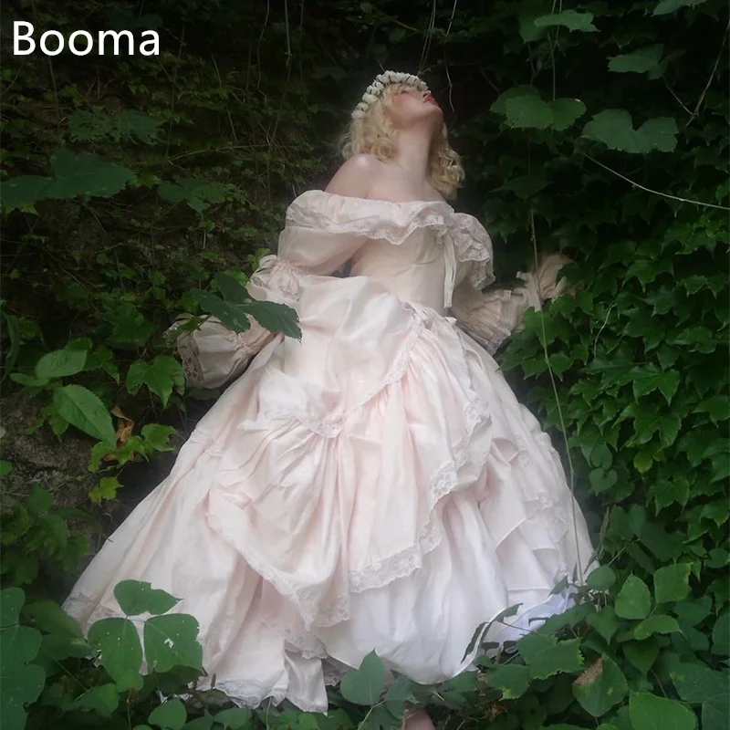 

Booma A-Line Classic Evening Dresses Formal Party Gowns for Women Off The Shoulder Lace Elegant Prom Gown Customize 2025