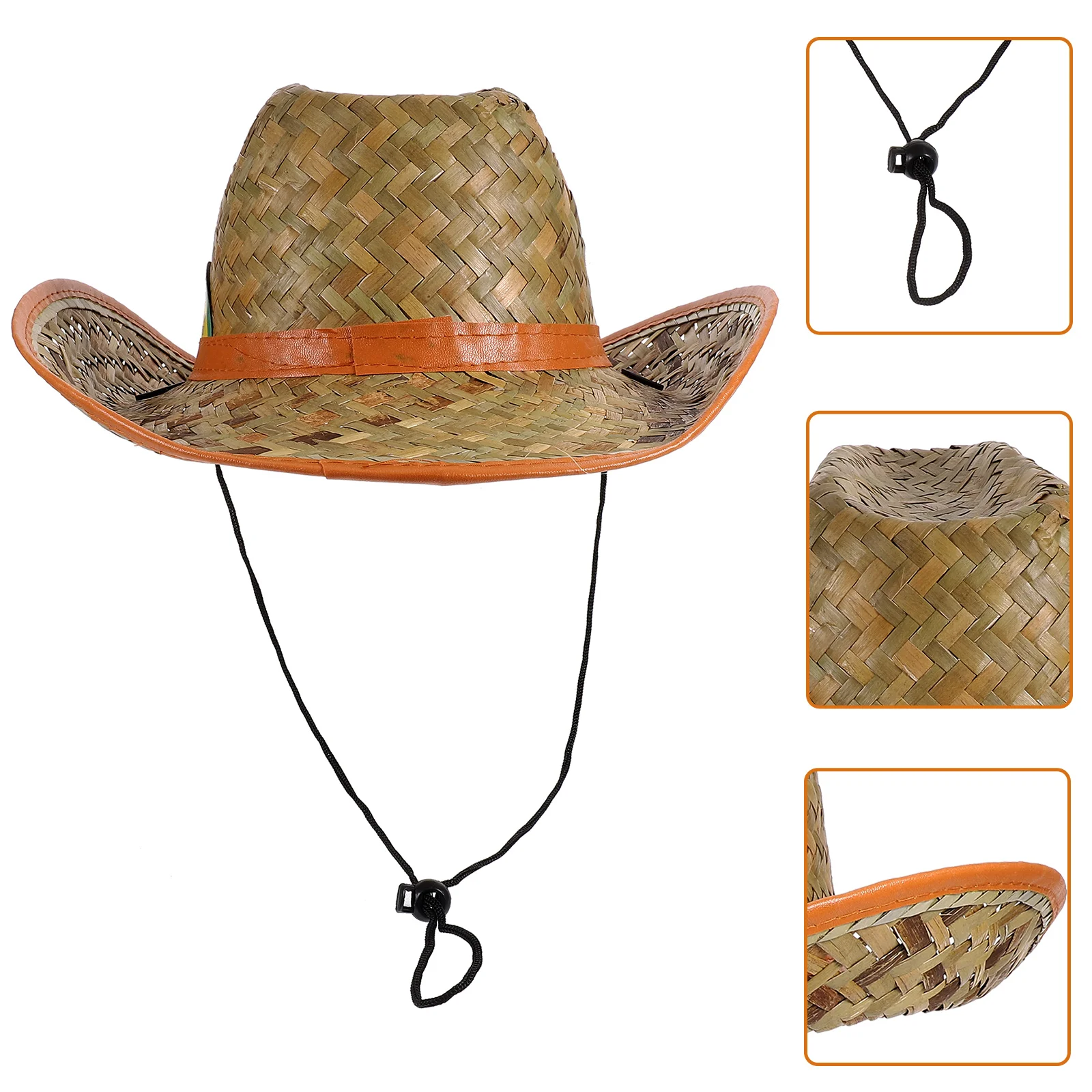 

Sunshade Hat Men's Caps Male Adults for Summer Outdoor Protection Natural Portable Beach Straw Men's Vacation