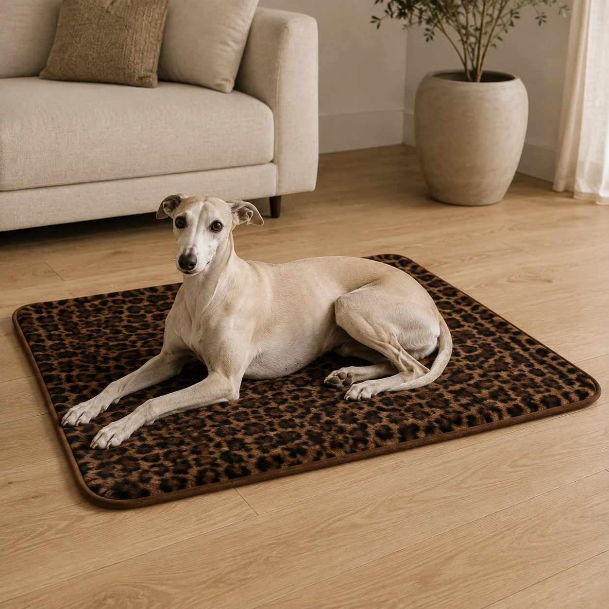 Factory Direct Luxury Leopard Print Faux Mink Fur Pet Blanket Multi-use Pet Bed Mat Cover Soft Smooth Dropshipping For Dogs Cats