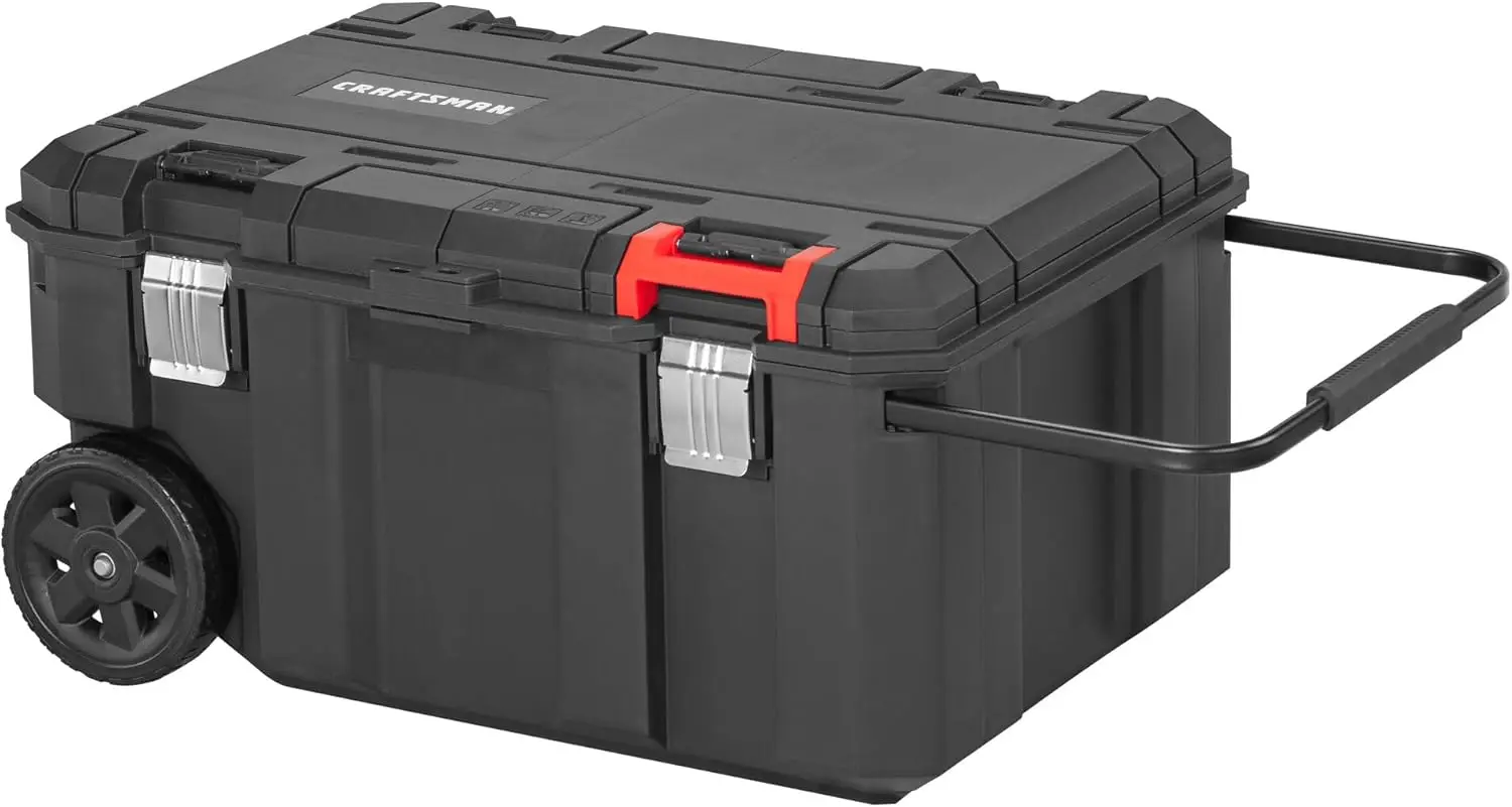 

30 Gallon Rolling Tool Chest with Quick-Access Lid, Dust and Water Resistant for Secure Storage