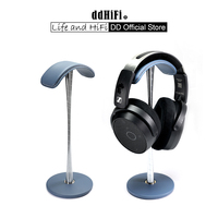 DD ddHiFi HS270-Blue Headphone Stand, Made of Genuine Leather and Aluminum Alloy, Headset Holder with Detachable Design