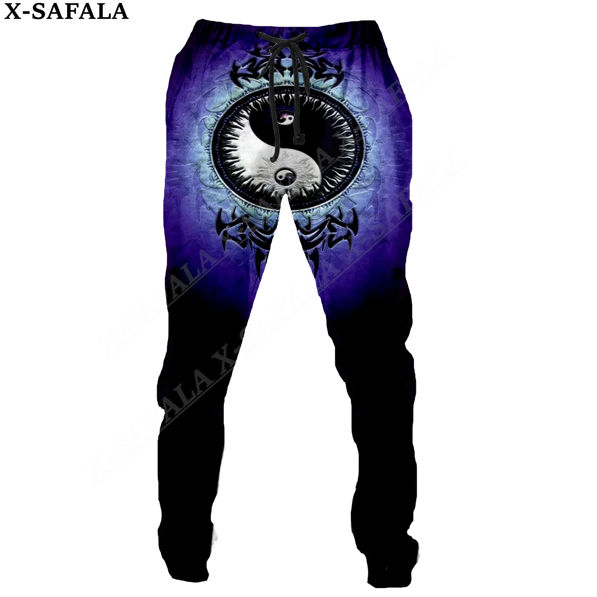 

Yin And Yang Dragon Tai Chi Eight Trigrams Print Trousers Men Sweatpants Casual Long Joggers Streetwear Autumn Sports Pants-9