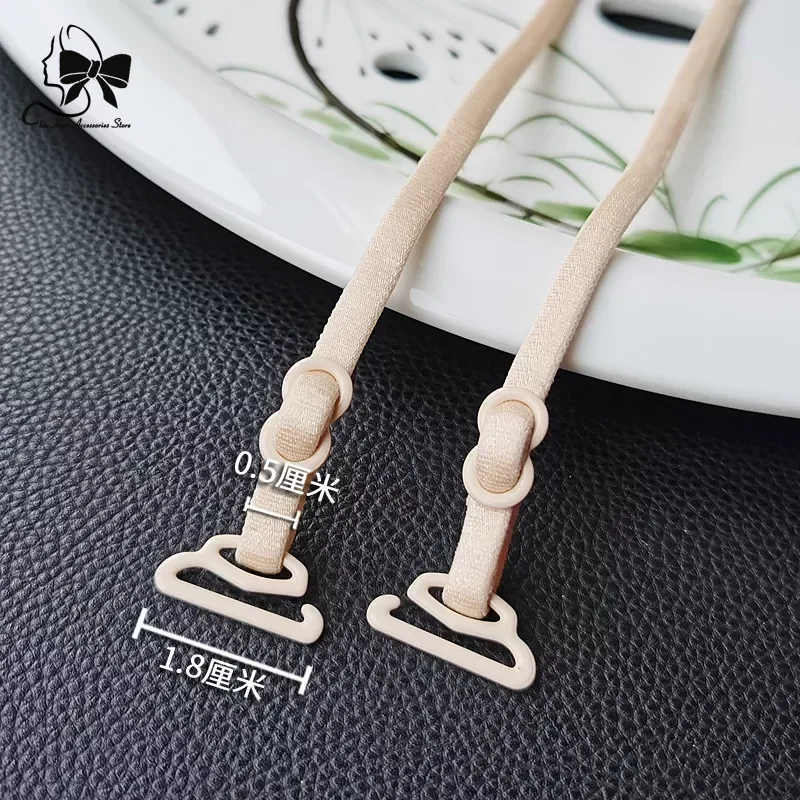 New 0.5MM Bra Straps Portable  Women Thin  Strap Underwear Straps Invisible Shoulder Strap Non-slip Bra Strap Women