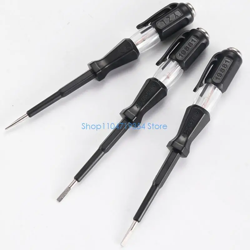 0XLD High Brightness Lamp Electric Tester Pen Providing Reliable Electric Detection 100V to 500V Suitable for Electrician