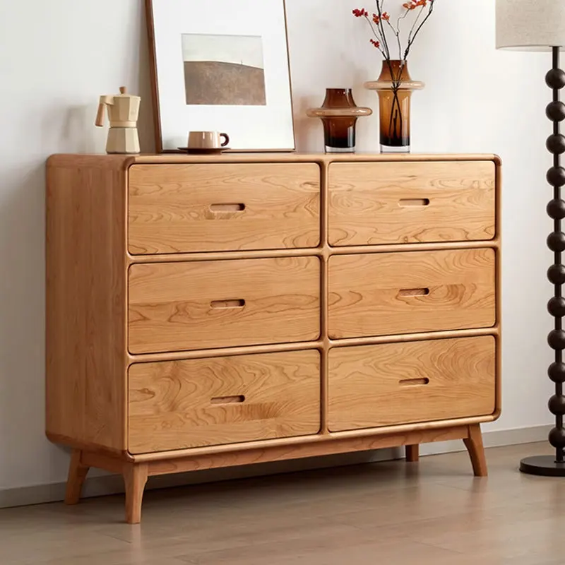 

Customizable North American Cherry Six Bucket Cabinet