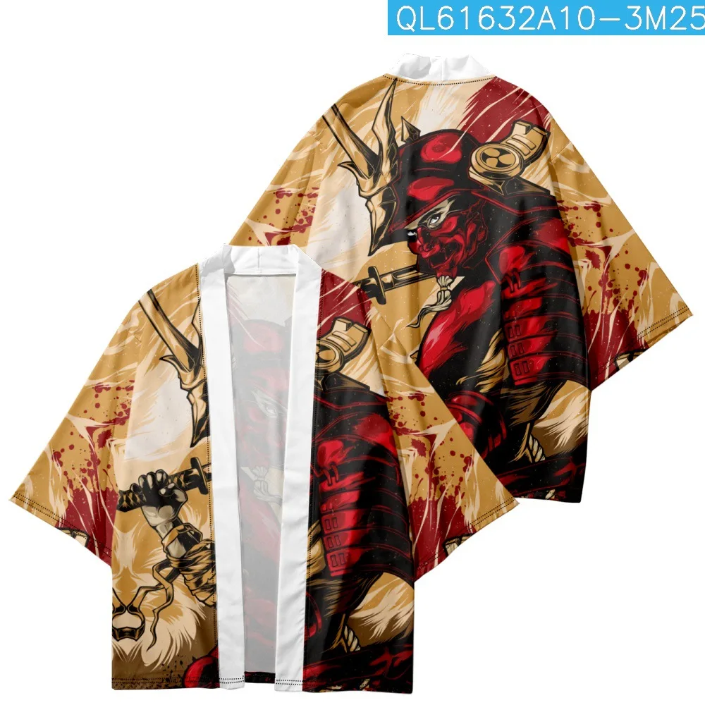 

Kimono Streetwear Women Men Japanese Style Haori Summer Loose Cardigan Yukata