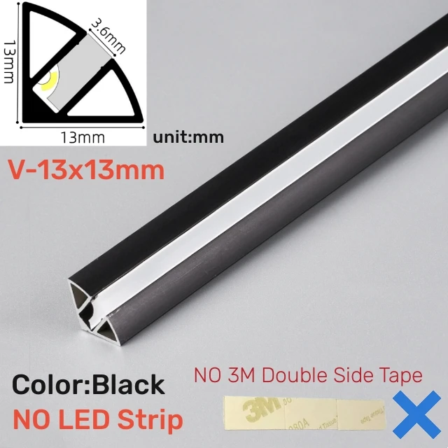 Onzichtbare H7mm LED Schuine Beam Aluminium Profiel Opbouw Ultradunne Kast Laag Rand Plank Paneel Harde Bar Strip Verlichting
