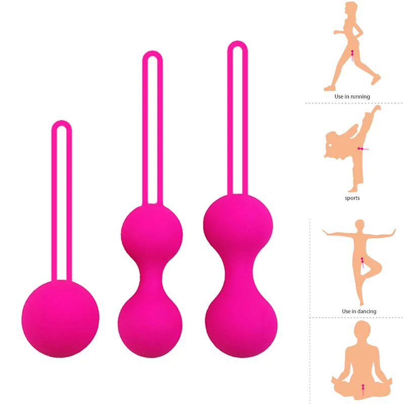 

Safe Kegel Ball Smart Ben Wa Ball Geisha Balls Vaginal Sesualex Women Chinese Balls for Woman Toys Pussy Tighten Machine