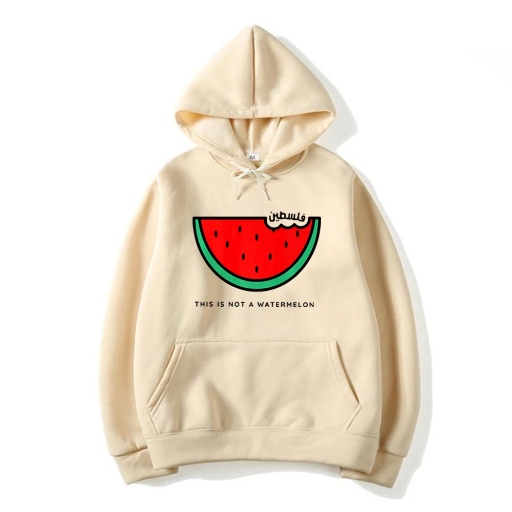 Este não é um melancia mulheres hoodies, engraçados manga comprida gráficos hoodies, liberdade humana pullovers, streetwear top