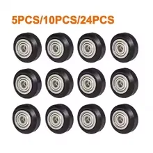POM V-slot Wheel with 625ZZ Bearing, Passive Roller for 3D Printer & CNC Mac5/10/24pcs