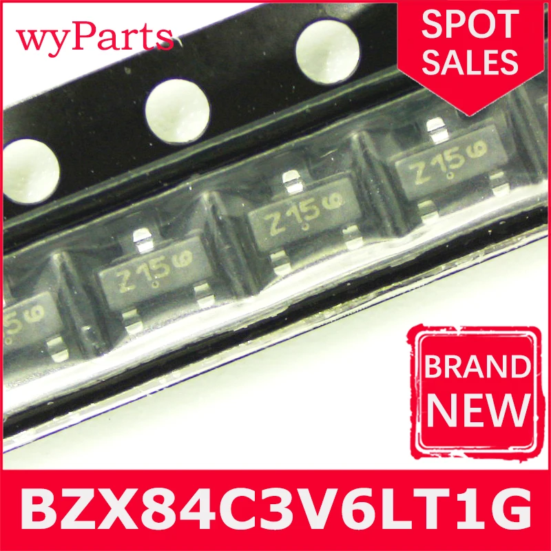 

New/1Pcs BZX84C3V6LT1G BZX84C3V6 SOT23 Zener Diodes 3.6V 250mW