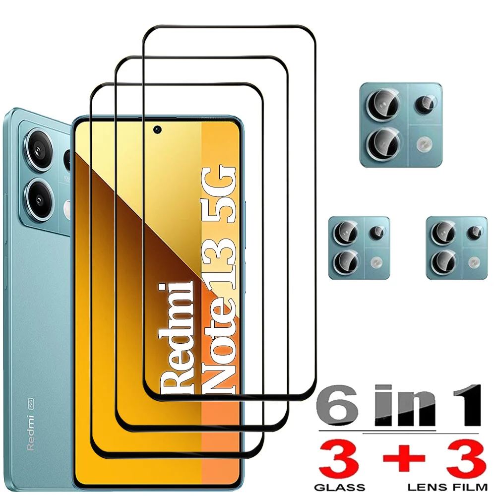 샤오미 레드미 노트 13 프로 보호 유리 Redmi Note 14 Pro 5G 화면 보호기 Xiaomi Note13 12 11 10 강화유리 & 카메라 렌즈 Glass