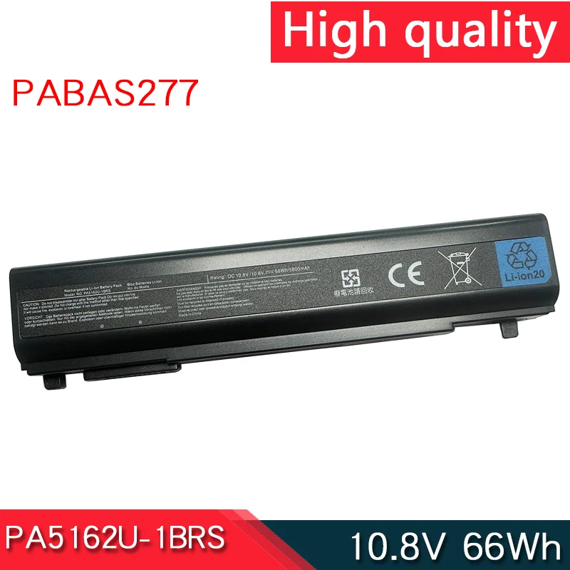 بطارية كمبيوتر محمول لتوتوشيبا portge ، PA5162U-1BRS ، PA5163U-1BRS ، PABAS277 ، PABAS278 ، 10.8 فولت ، 66Wh ، R30 ، R30-A ، R30-A1C0 ، R30-AK ، R30-BT ، جديد